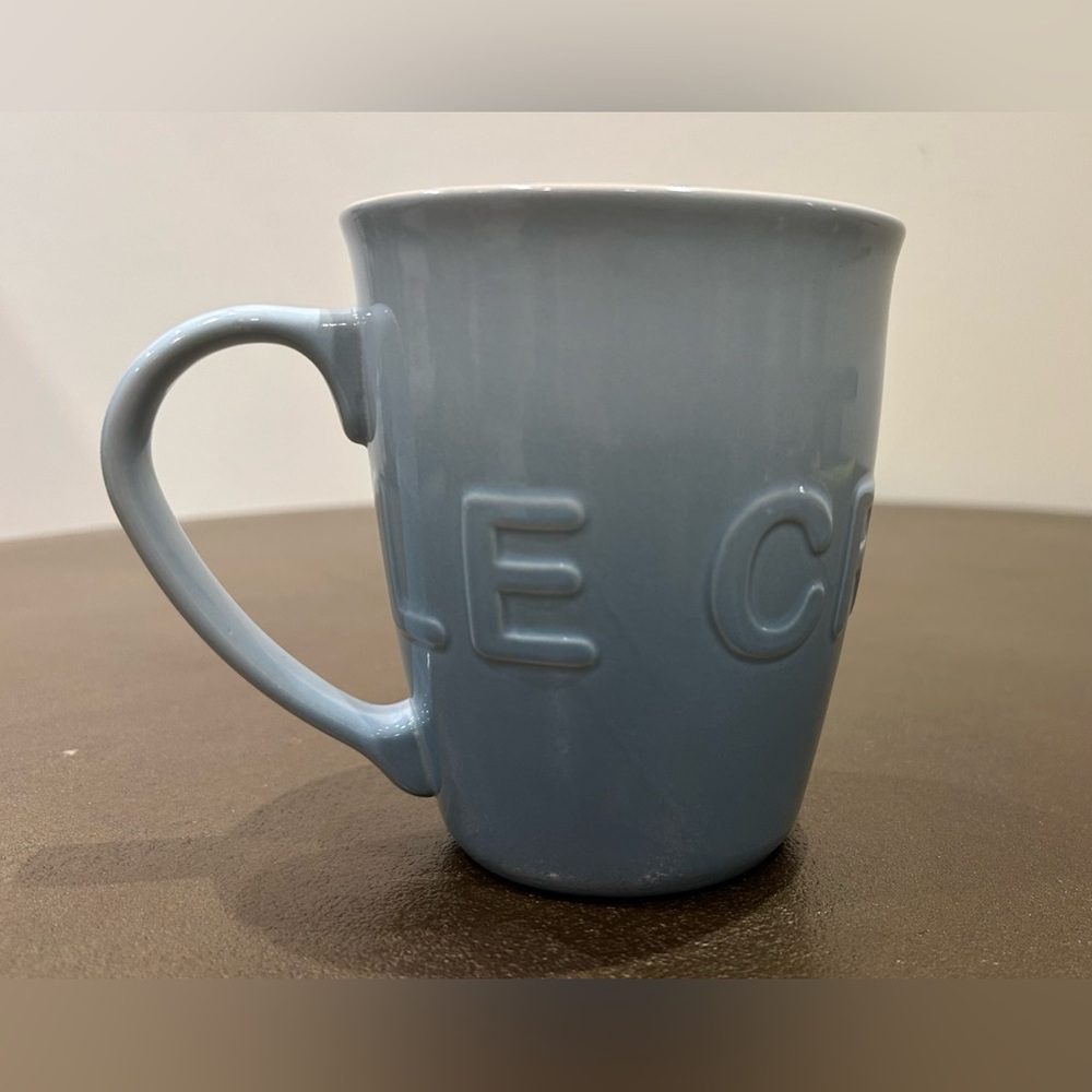 Le Creuset Extra-Large Logo Gradient Blue Mug, 20oz, Brand New